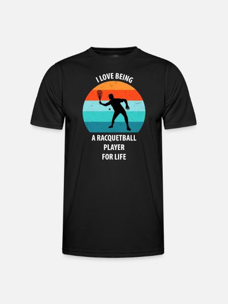 Racqueetball - Men's Functional T-Shirt - black