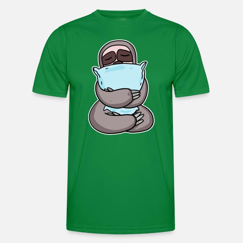 Sloth with pillow Men's Functional T-Shirt