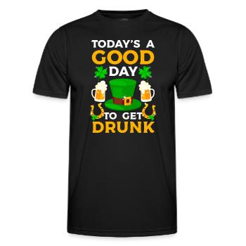 Irlande Trèfle Vacances Celtique - T-shirt sport Homme - noir - Devant - AI Model Male 178 dark (178cm)