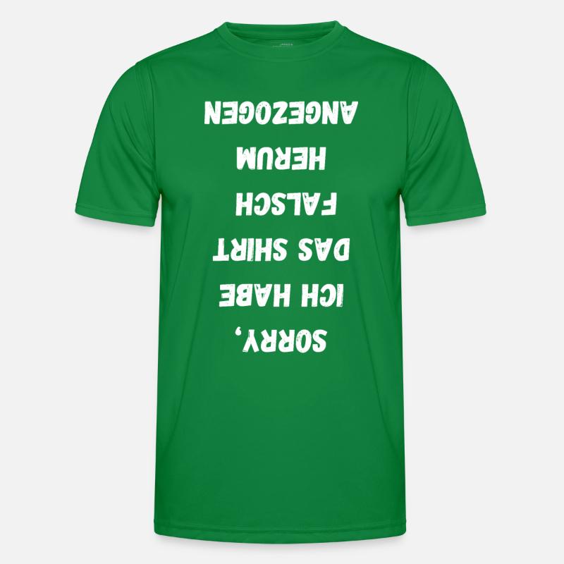 Sorry Shirt Wrongly Dressed Funny Statement Shirt Men's Functional T-Shirt