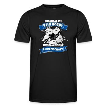 Fußball Torwart - Männer Funktions-T-Shirt - Schwarz - Vorne - AI Model Male 178 dark (178cm)