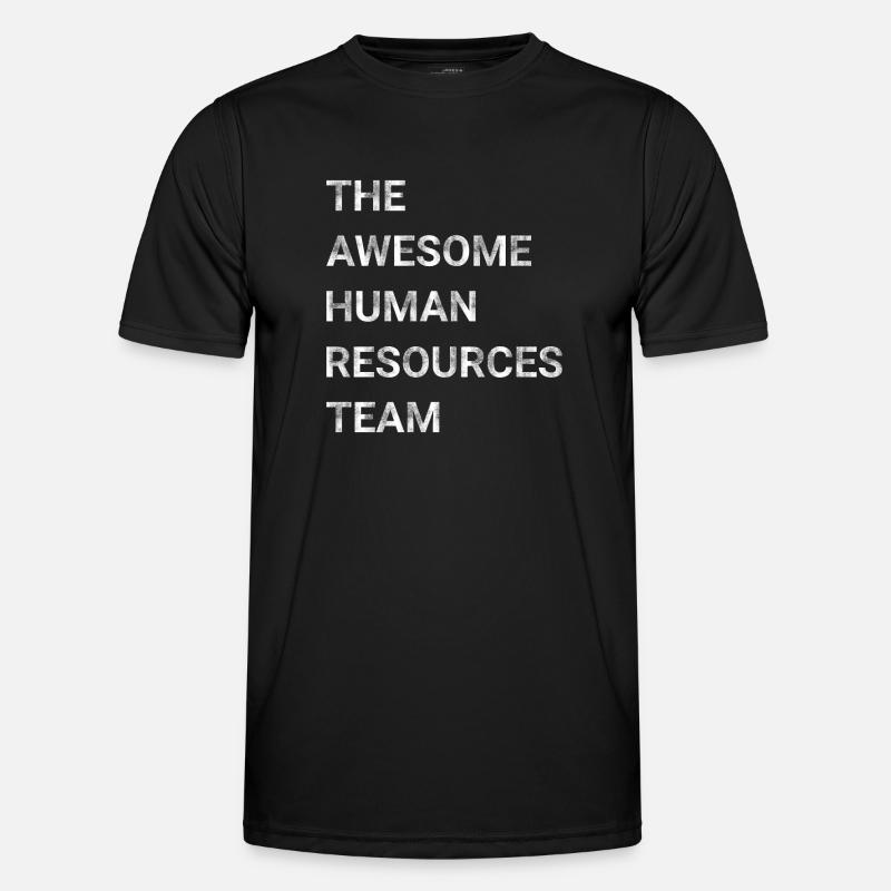 The Awesome Human Resources Team - Men's Functional T-Shirt - black