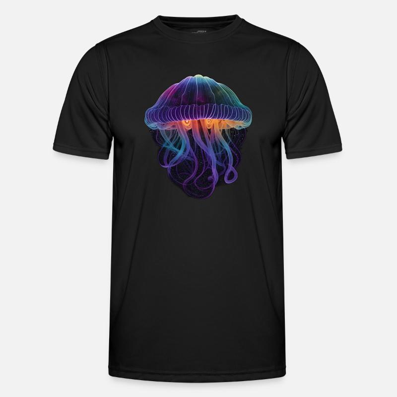 Galaxy Jellyfish Men's Functional T-Shirt