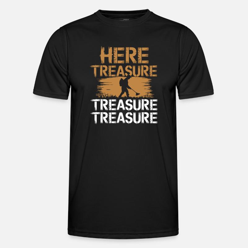 Treasure hunter design for explorers Men's Functional T-Shirt