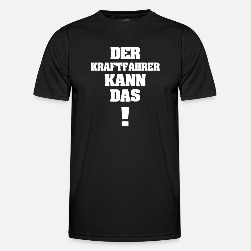Drivers as Funny - Men's Functional T-Shirt - black