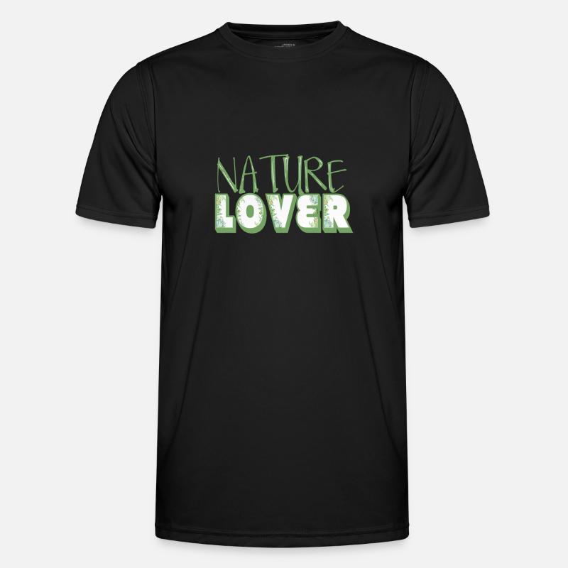 Nature Lover - Men's Functional T-Shirt - black