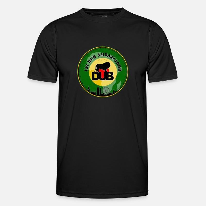 Synchronsprecher - Männer Funktions-T-Shirt - Schwarz