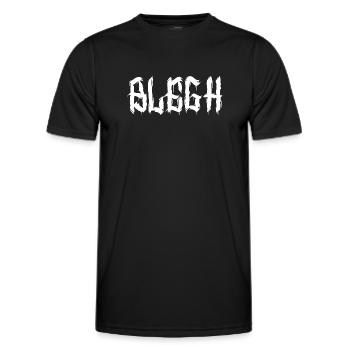 Blegh Metalcore Deathcore - Männer Funktions-T-Shirt - Schwarz - Vorne - AI Model Male 178 dark (178cm)