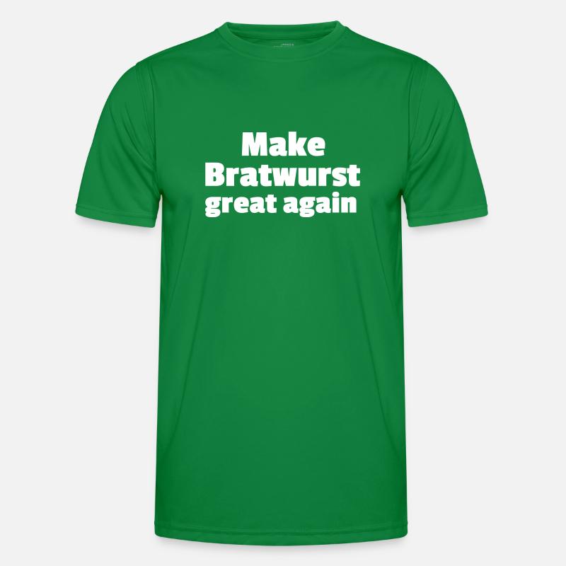 Make Bratwurst great again Männer Funktions-T-Shirt