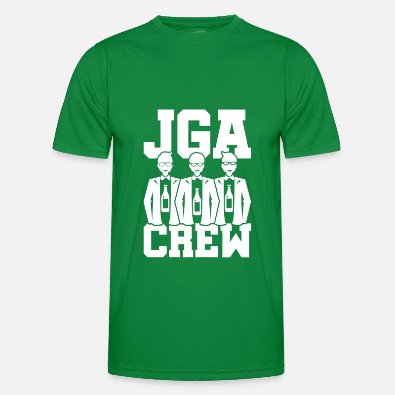 Junggesellenabschied Crew Männer Funktions-T-Shirt