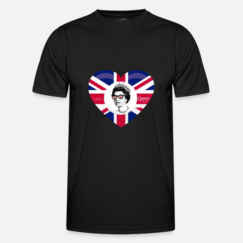 British Queen Monarchy Platinum Jubilee 70th yr Men's Functional T-Shirt