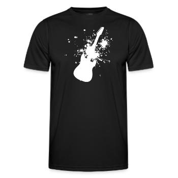 Guitariste Guitariste Guitariste Hommes Femmes - T-shirt sport Homme - noir - Devant - AI Model Male 178 dark (178cm)