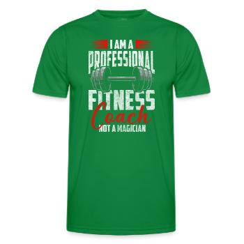 Fitness, Muscles, Pompes, Athlètes - T-shirt sport Homme - vert - Devant - AI Model Male 178 dark (178cm)