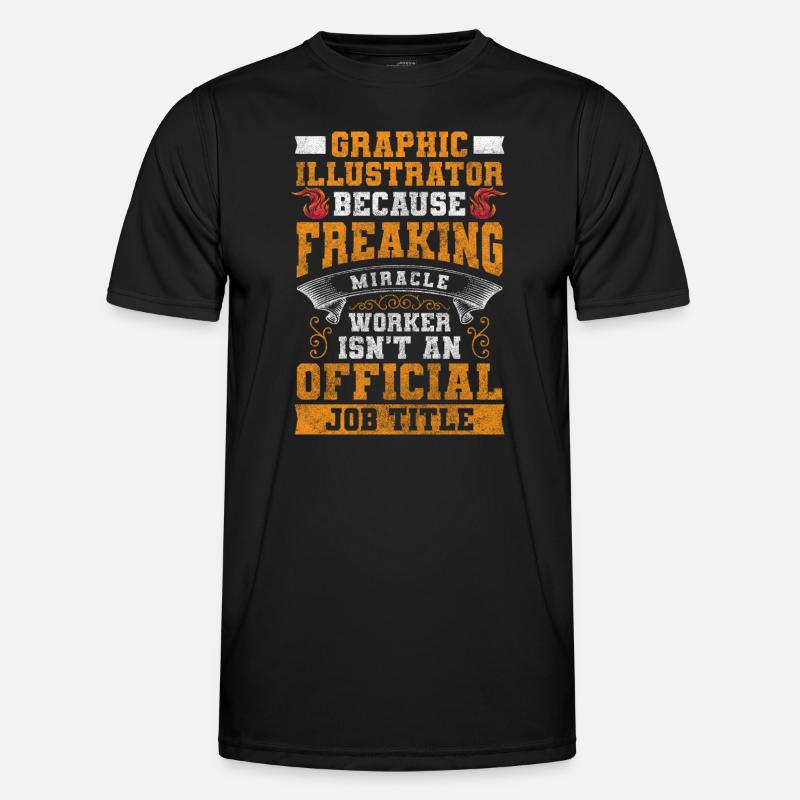 Art Design Draft Men's Functional T-Shirt