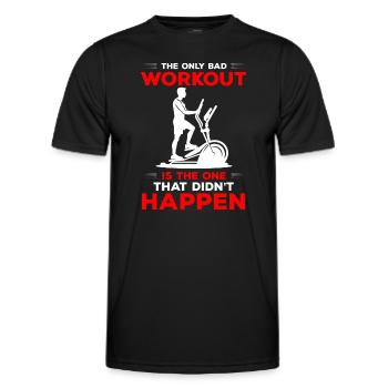 Cross Endurance Health - Men's Functional T-Shirt - black - Front - AI Model Male 178 dark (178cm)