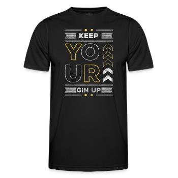 Alcohol Bar Party Party Drink - Men's Functional T-Shirt - black - Front - AI Model Male 178 dark (178cm)