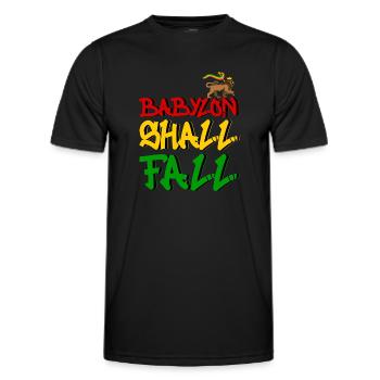 Babylone tombera - T-shirt sport Homme - noir - Devant - AI Model Male 178 dark (178cm)