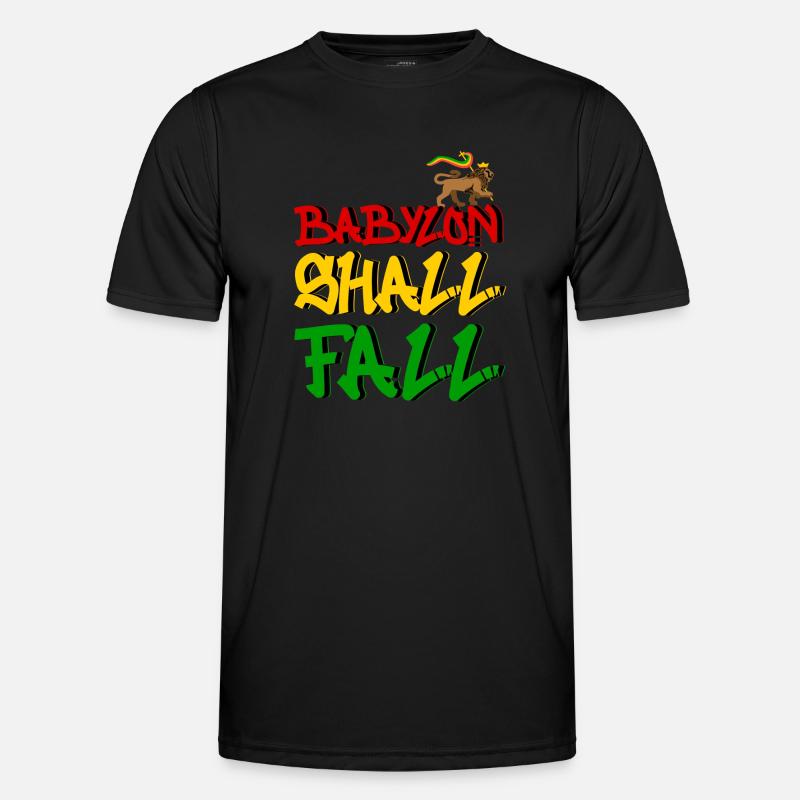 Babylon Shall Fall Men's Functional T-Shirt