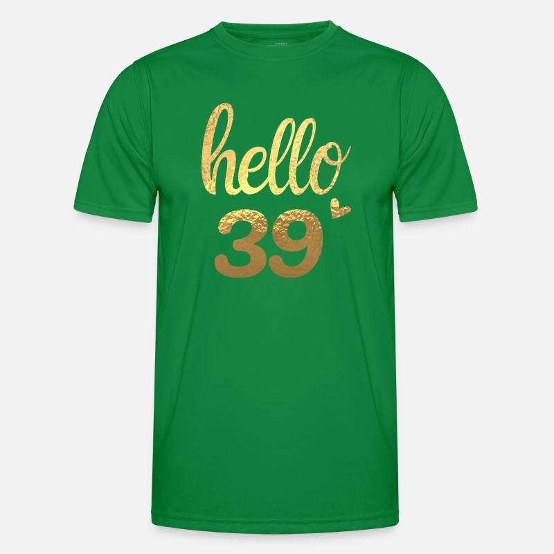 Hello 39 doré T-shirt sport Homme