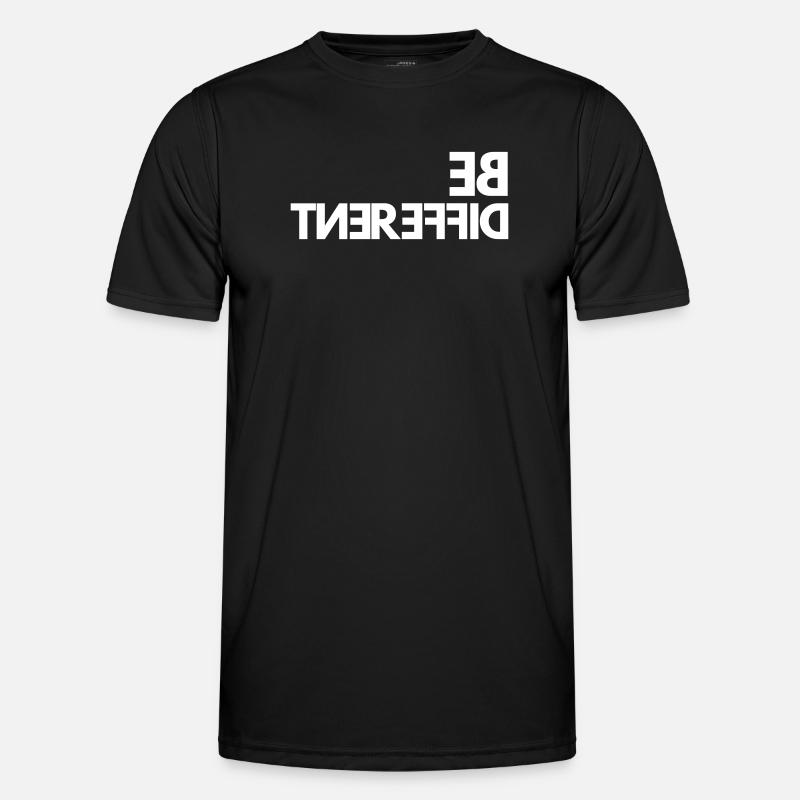 Be Different - Männer Funktions-T-Shirt - Schwarz