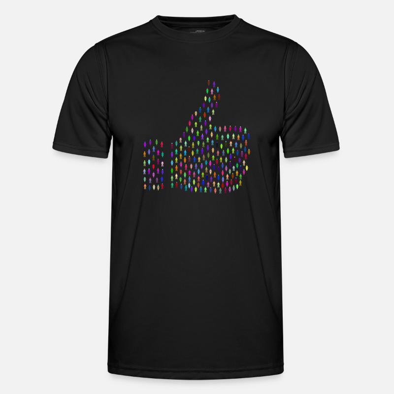 I like this Comme! Thumbs Up! T-shirt sport Homme