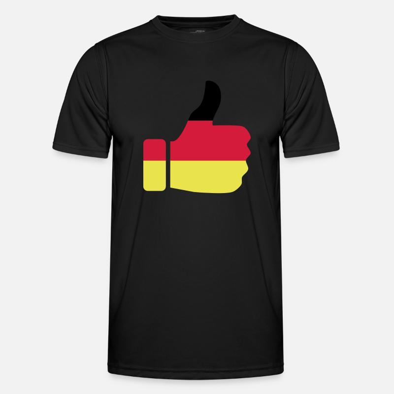 Thumbs up for Germany - Men's Functional T-Shirt - black