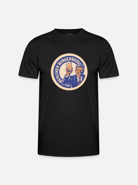 VEB Berliner Buergerbraeu - Men's Functional T-Shirt - black