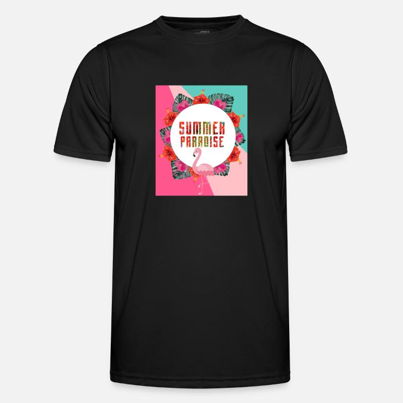 Sommer Paradies Männer Funktions-T-Shirt