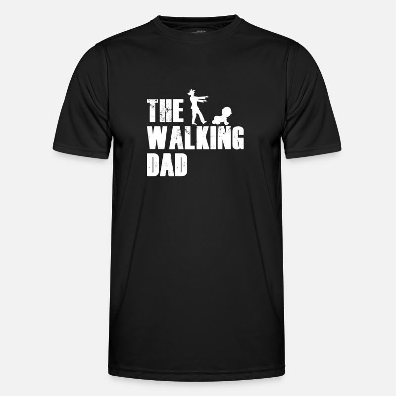 The Walking Dad - Men's Functional T-Shirt - black