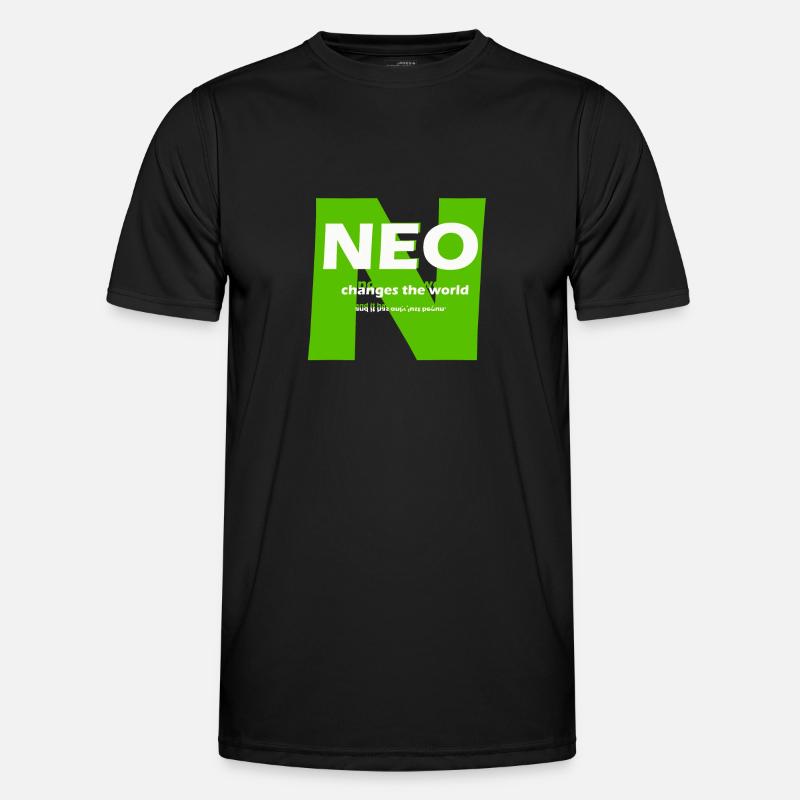 Neo changes the world - Men's Functional T-Shirt - black