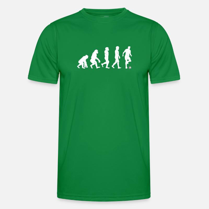 Mankind Evolution Soccer - Evolution Football Men's Functional T-Shirt