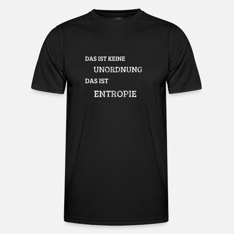 Disorder entropy - Men's Functional T-Shirt - black