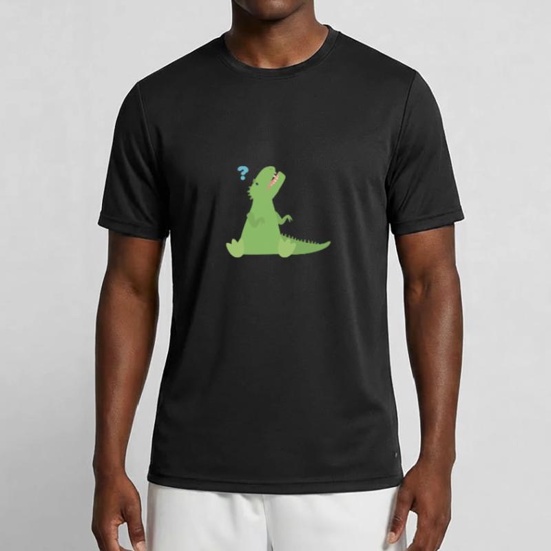 T Rex Points d’interrogation T-shirt sport Homme