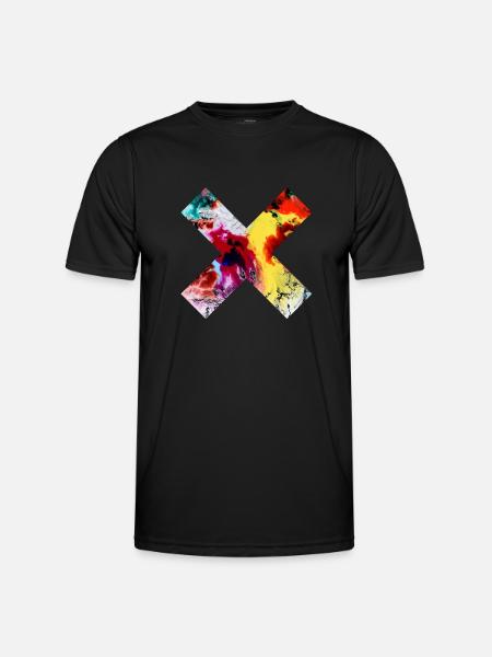 X-Art (taide, taide) - Miesten tekninen t-paita - musta