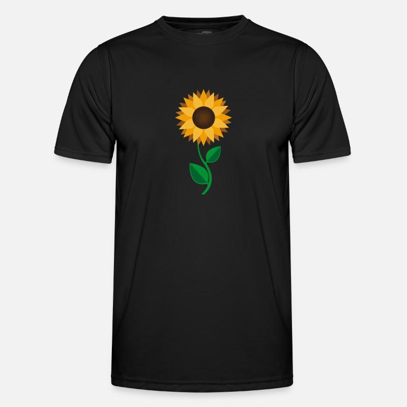 Flat Design - Sunflower forever Sonnenschei Men's Functional T-Shirt