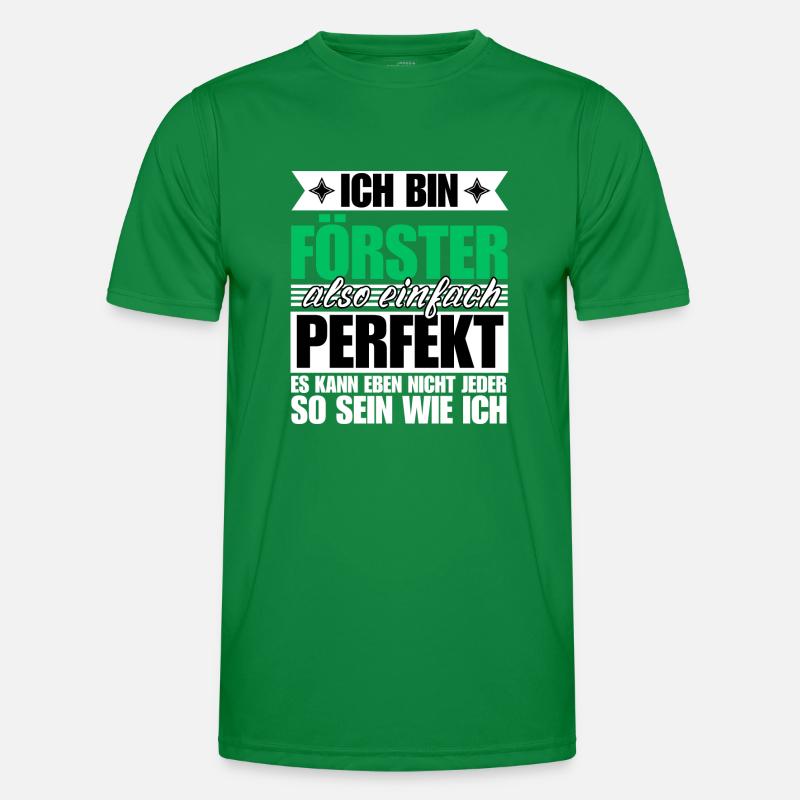 Perfekter Förster Männer Funktions-T-Shirt