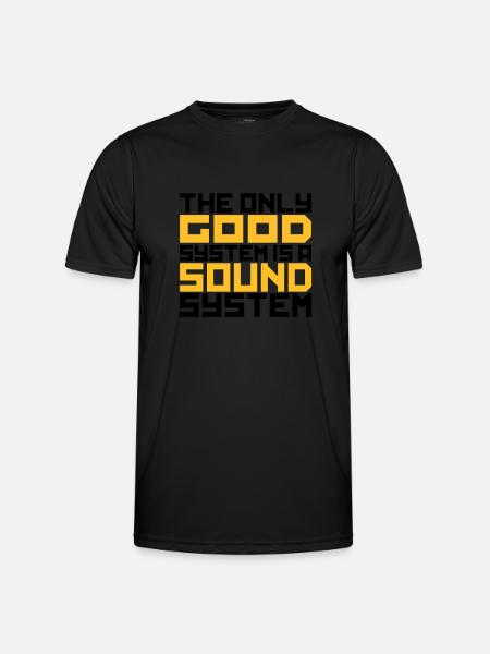 good_sound_2c - T-shirt sport Homme - noir