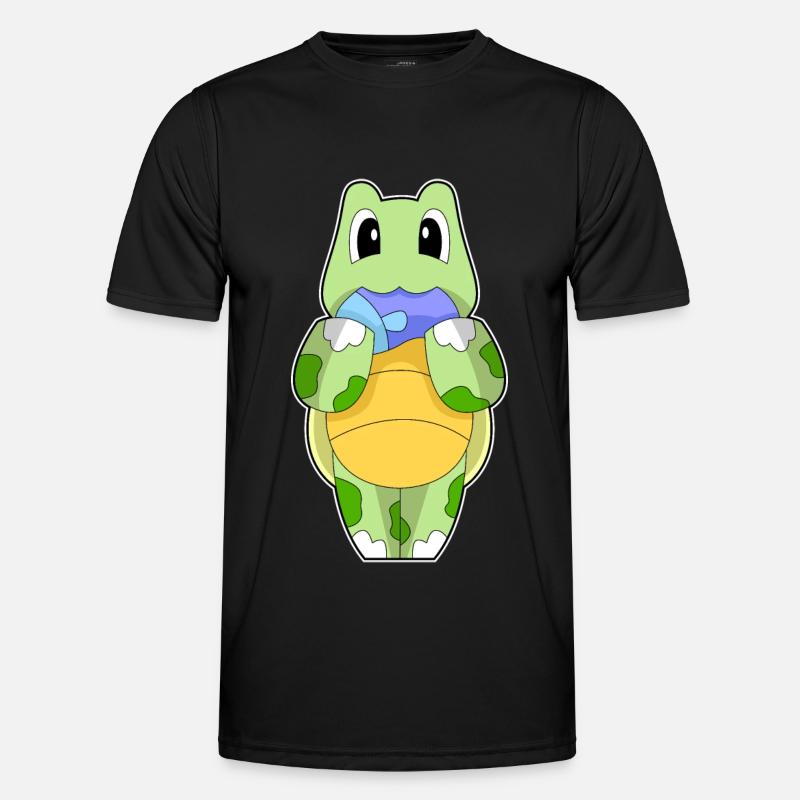 Turtle Fish - Men's Functional T-Shirt - black