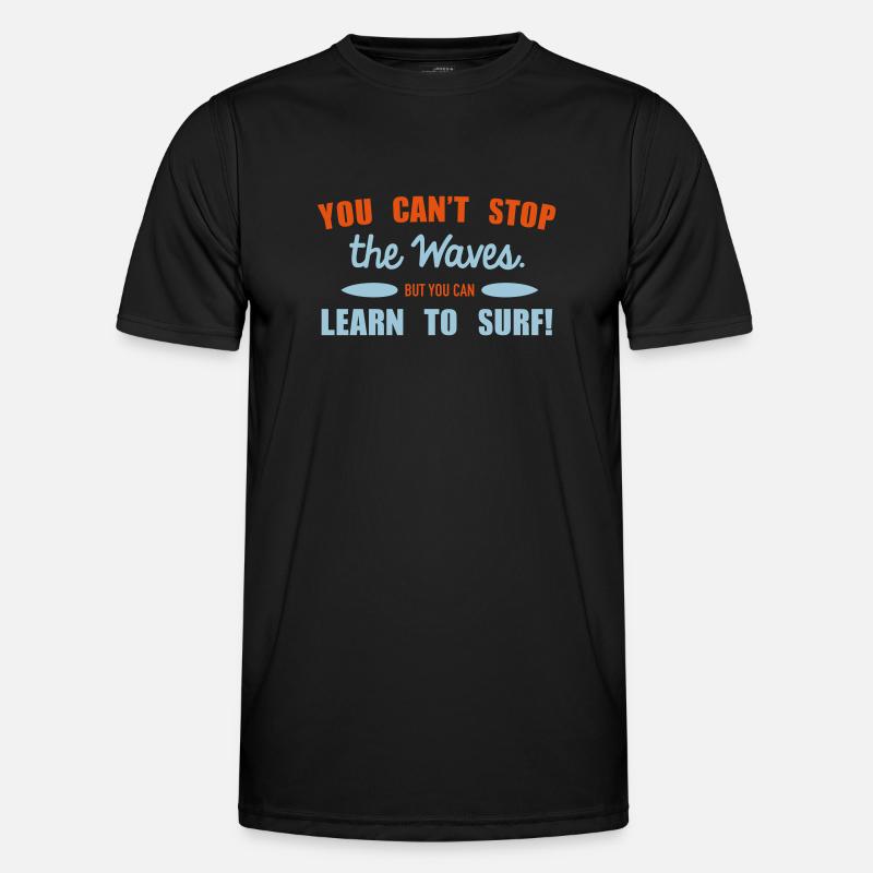 Learn to surf Men's Functional T-Shirt