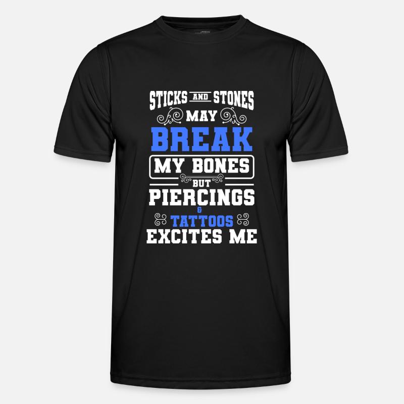 Piercing Job Körperschmuck Piercingstudio - Männer Funktions-T-Shirt - Schwarz