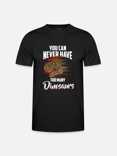 Prehistoric Triceratops Carnivore Archaeology - Men's Functional T-Shirt - black