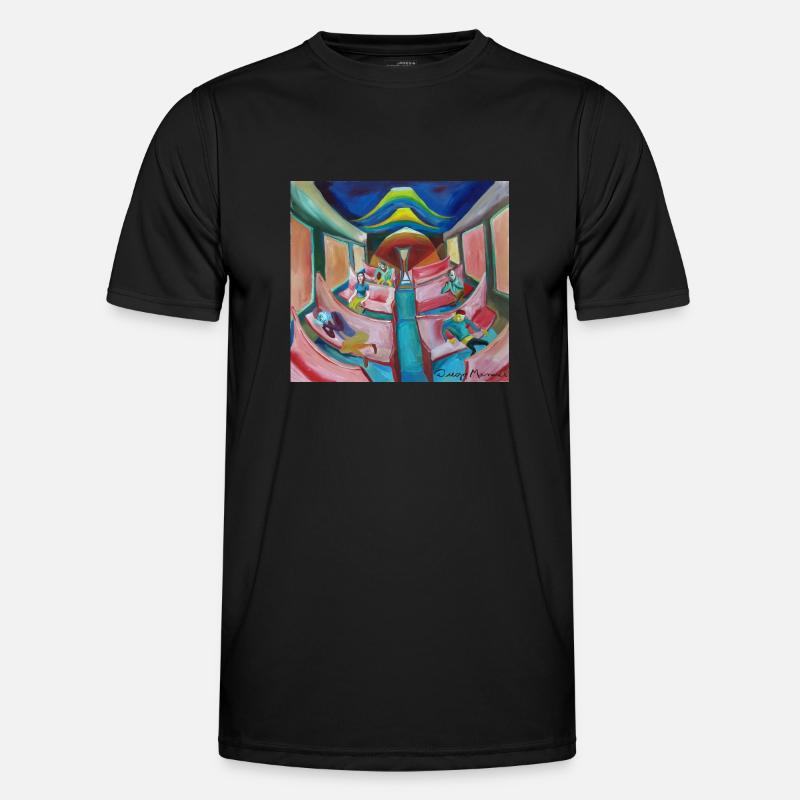 train à la nuit 3 T-shirt sport Homme
