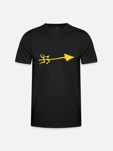 Symbol - Shooting Arrow - Men's Functional T-Shirt - black