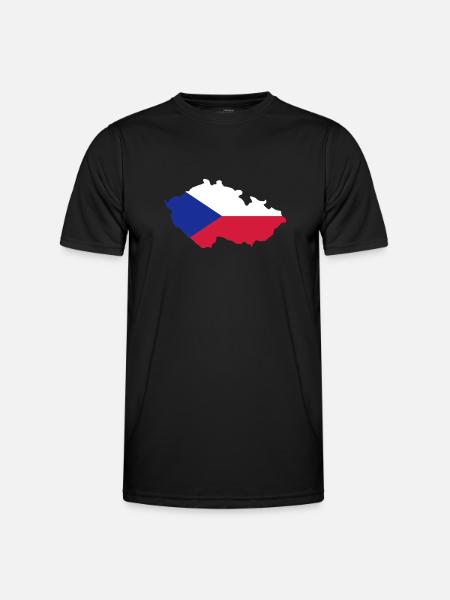 Tschechien - Männer Funktions-T-Shirt - Schwarz