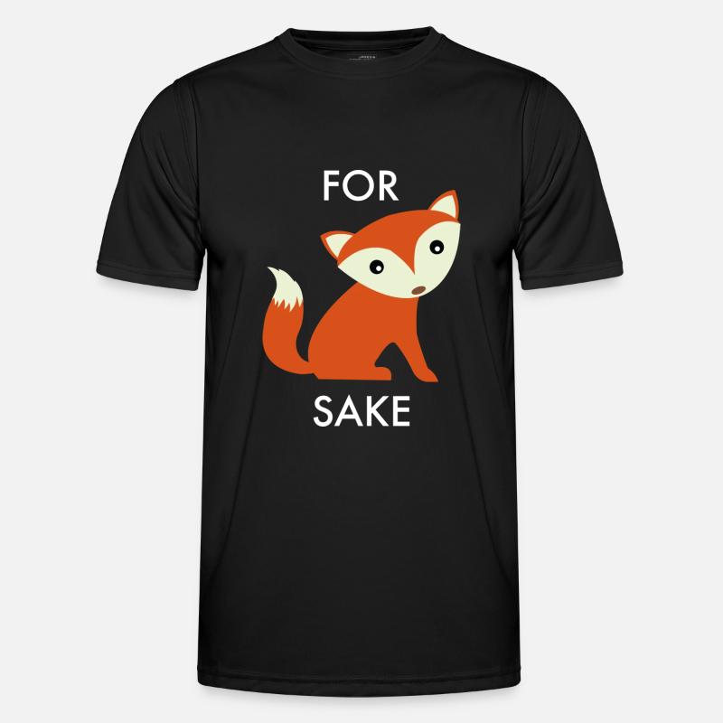For Fox Sake - Men's Functional T-Shirt - black