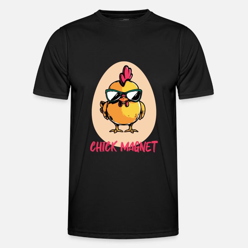 Aimant poussin T-shirt sport Homme