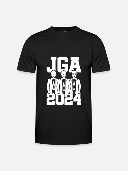 Bachelor party 2024 - Men's Functional T-Shirt - black