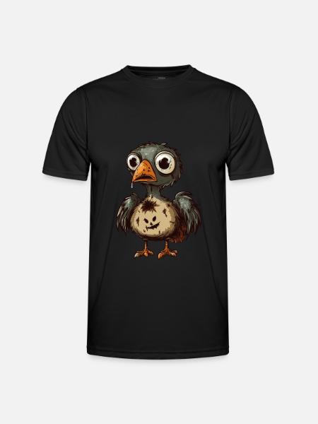 Turkey Halloween Zombie - Men's Functional T-Shirt - black