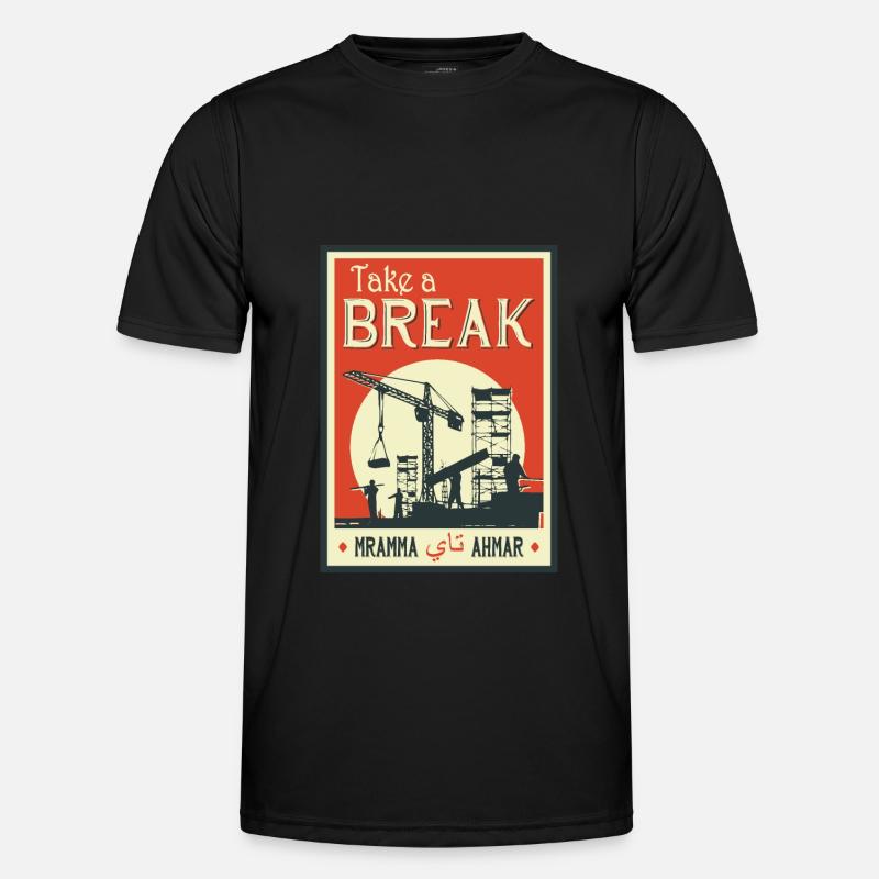 TAKE BREAK AND DRINK A TEA Men's Functional T-Shirt