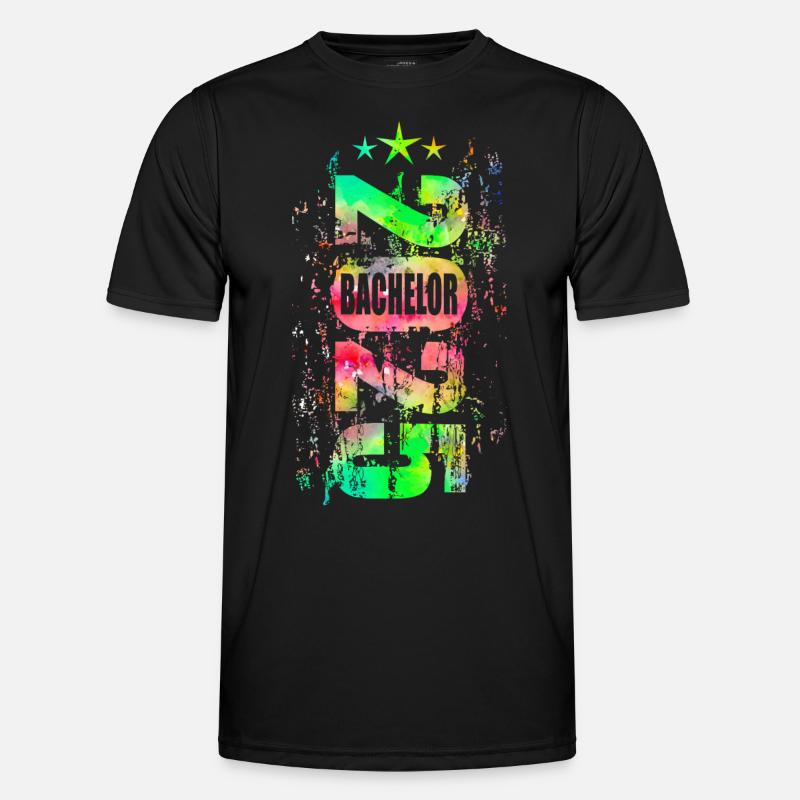 Bachelor 2025 bunt Männer Funktions-T-Shirt